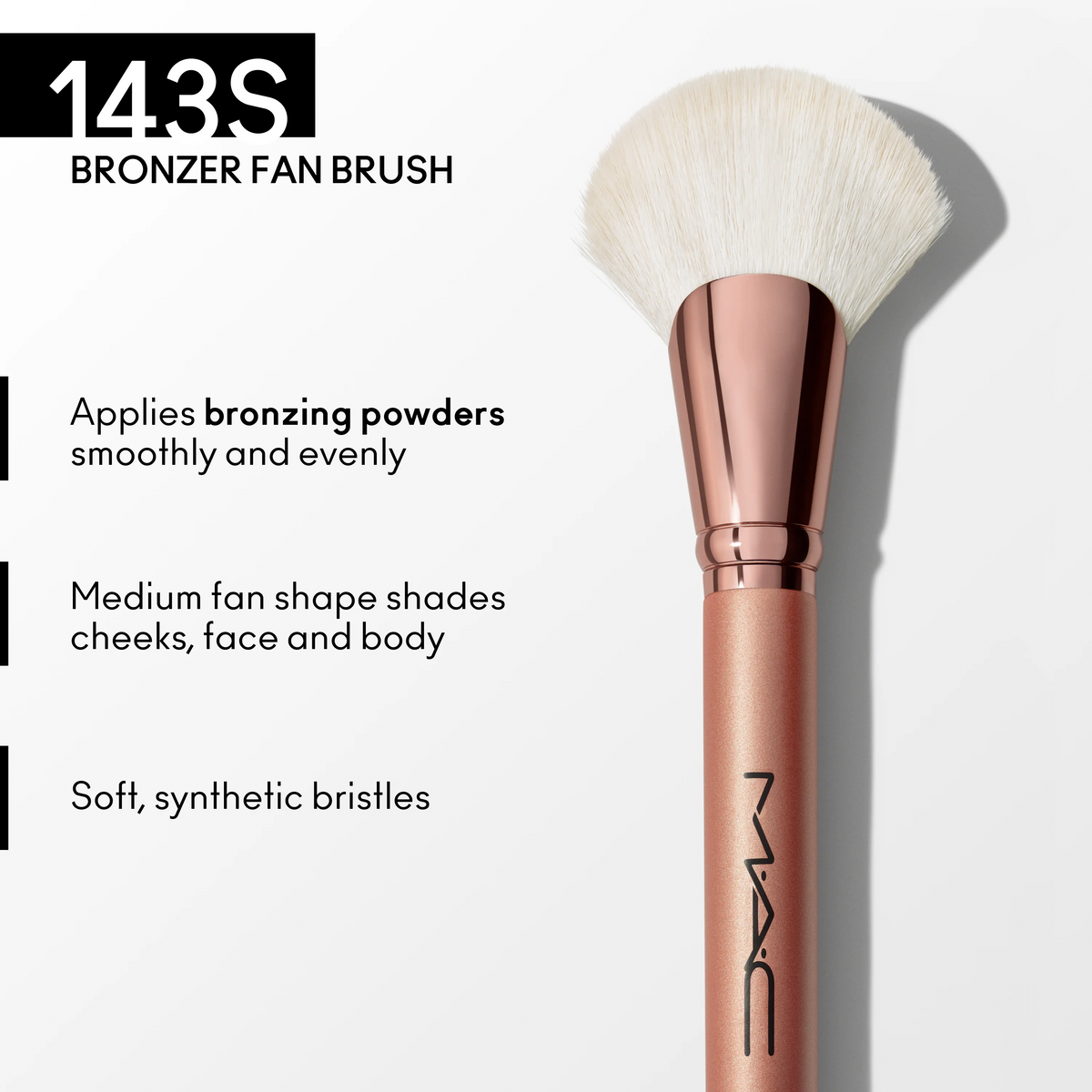 143S Bronzer Fan Brush - NYF101